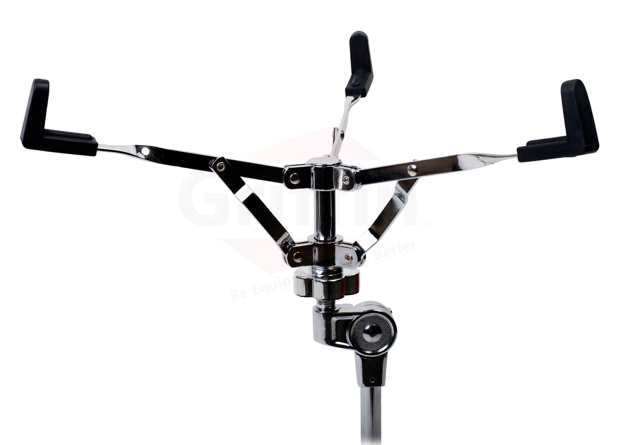 Snare Drum Stand by GRIFFIN | Deluxe Percussion Hardware Base Kit | Double Braced, Light Weight Mount for Standard Snares, Tom Drums & Practice Pad | Slip-Proof Gear Tilter & Clamp Style Basket Holder from GeekStands.com