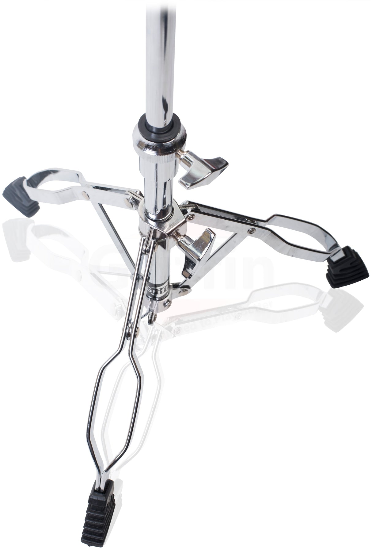 2-PACK Snare Drum Stand by GRIFFIN | Chrome Double Braced, Light Weight Mount for Standard Snares, Tom Drums & Practice Pad | Slip-Proof Gear Tilter & Clamp Style Basket Holder Percussion Hardware Kit from GeekStands.com