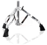 2-PACK Snare Drum Stand by GRIFFIN | Chrome Double Braced, Light Weight Mount for Standard Snares, Tom Drums & Practice Pad | Slip-Proof Gear Tilter & Clamp Style Basket Holder Percussion Hardware Kit from GeekStands.com