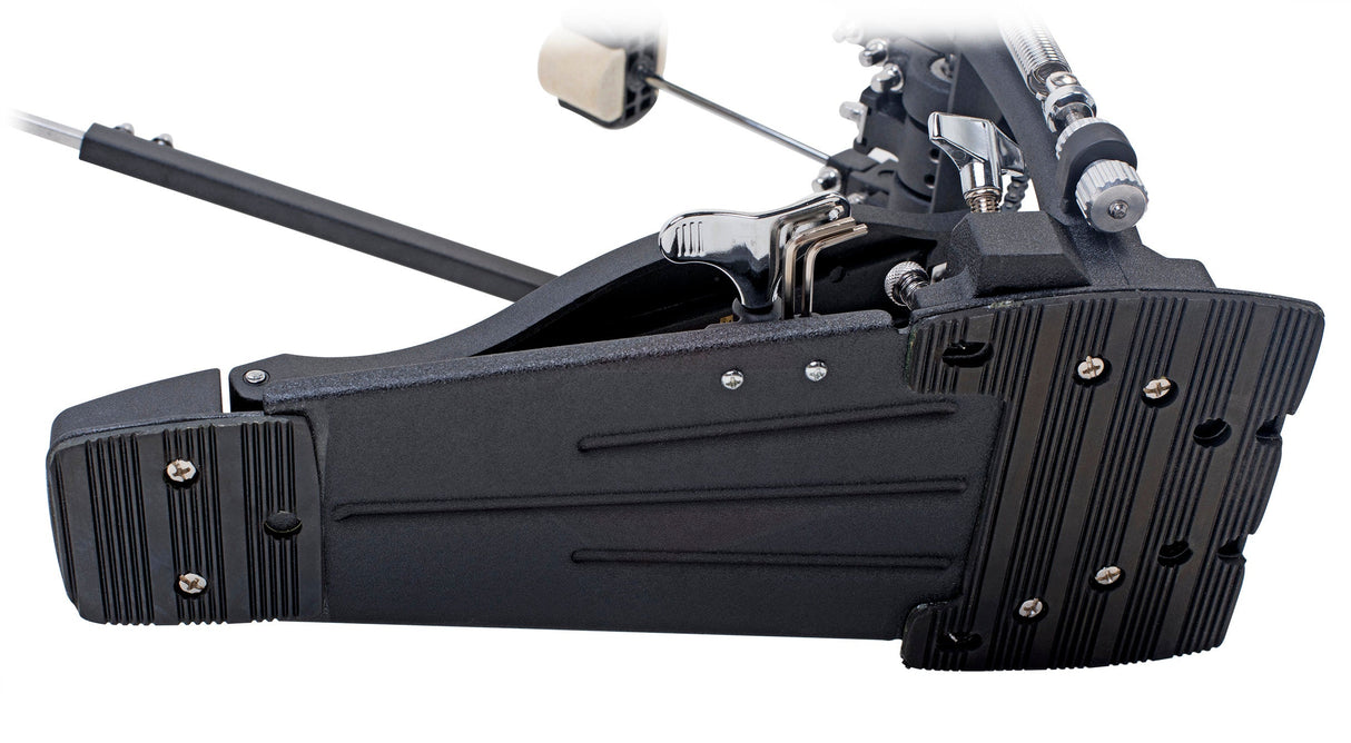 Double Kick Drum Pedal for Bass Drum by GRIFFIN - Deluxe Twin Set Foot Pedal - Quad Sided Beater Heads - Dual Pedal Two Chain Drive Hardware from GeekStands