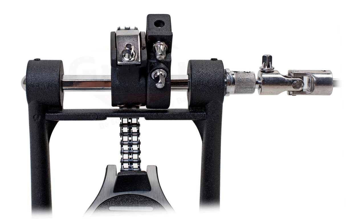 Deluxe Double Kick Drum Pedal for Bass Drum by GRIFFIN - Twin Set Foot Pedal - Quad Sided Beater from GeekStands