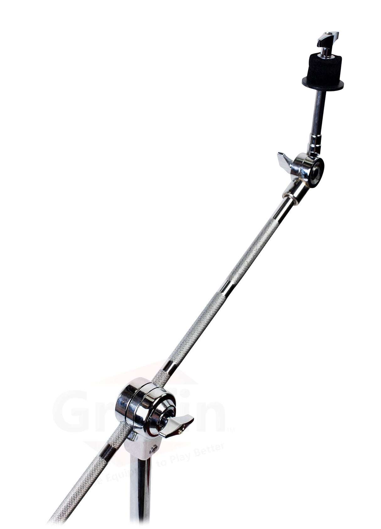 Cymbal Boom Stand & Straight Cymbal Stand Combo (Pack of 2) by GRIFFIN | Percussion Drum Hardware Set for Mounting & Holding Crash, Ride, Splash Cymbals | Arm Counterweight Adapter Kit & Double Braced from GeekStands.com