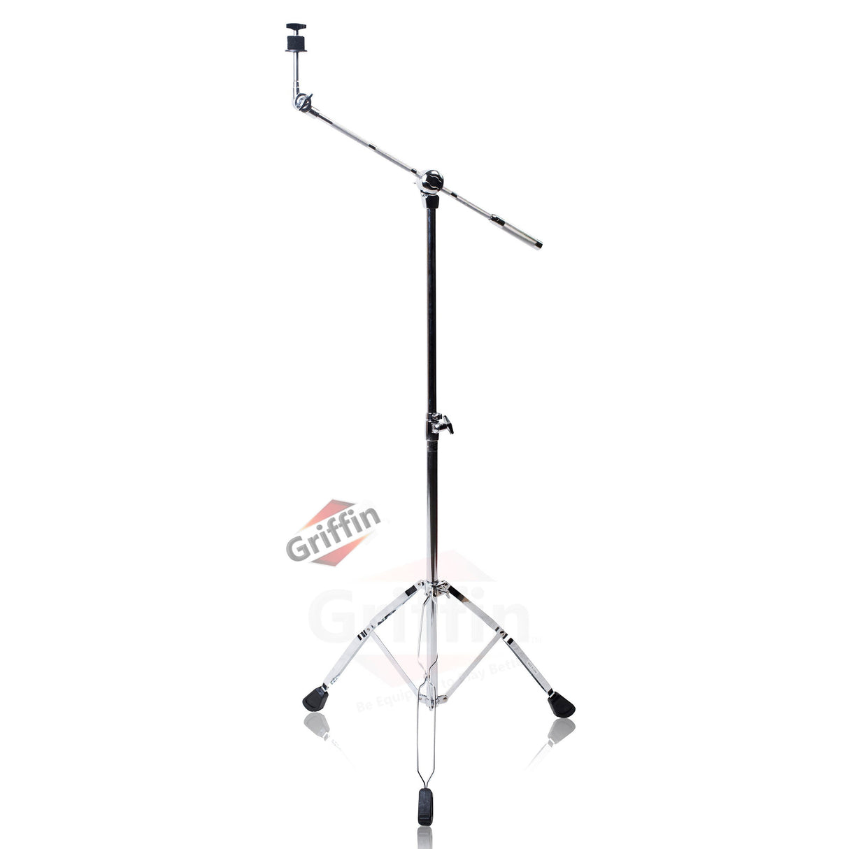 GRIFFIN Cymbal Stand Hardware Pack 4 Piece Set - Full Size Percussion Drum Hardware Kit with Snare Mount, Hi-Hat Pedal, Cymbal Boom, & Straight Stand from GeekStands.com