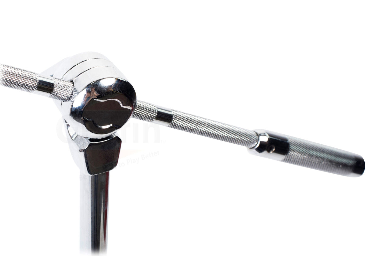 Deluxe PACK Set -  Hi-Hat Stand & Cymbal Boom Stand Kit (2x Stands) by GRIFFIN - Hi-Hat Pedal with Pull Chain, Chrome Double-Braced Legs & Counterweight Adapter for Crash, Ride & Splash Cymbals from GeekStands.com
