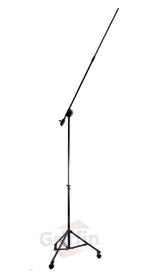 GRIFFIN Professional Studio Microphone Boom Stand with Casters - Extended Height Recording Mic from GeekStands