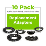 Replacement Adapters Pack for TubShroom Ultra and SinkShroom Ultra from TubShroom.com