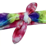Ultra Soft Knotted Headband - Multi Tie Dye From Headbands of Hope