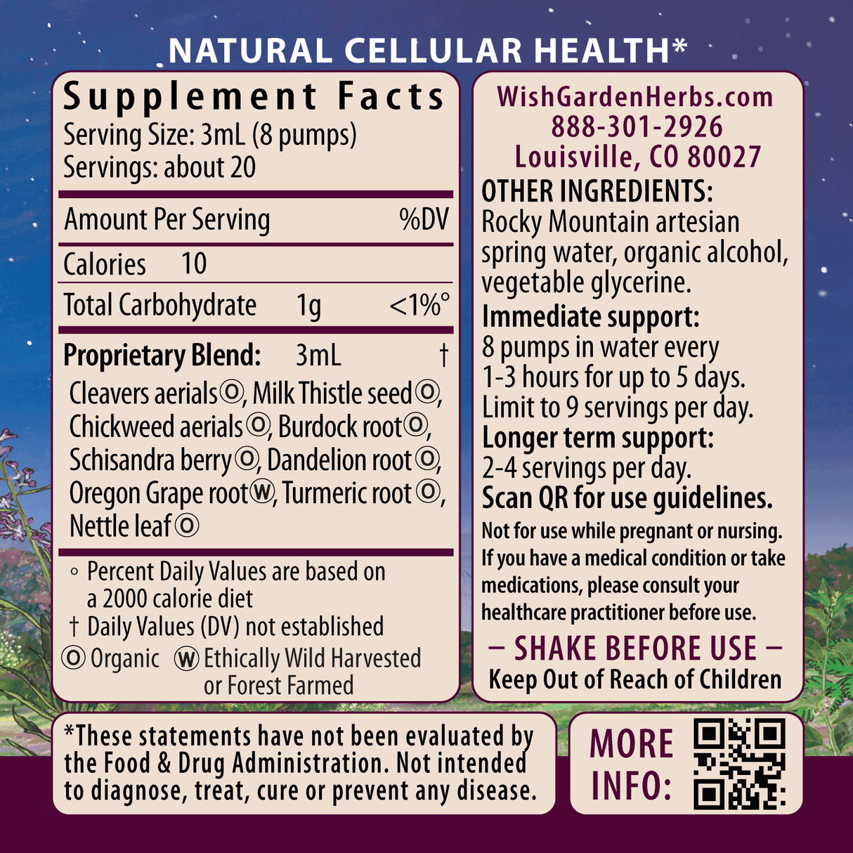 Deep Cleanse Reset & Flourish From WishGarden Herbs