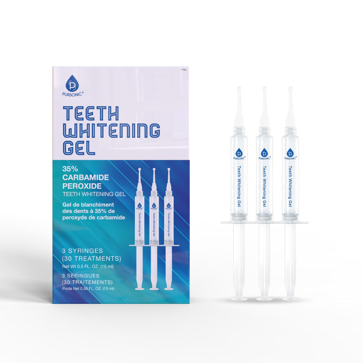 Teeth Whitening Gel  - Professional Strength Formula from Pursonic
