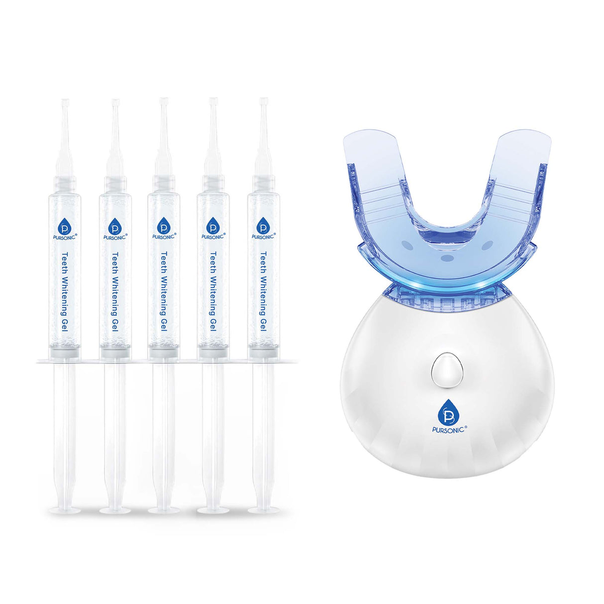 Pursonic Advanced LED Teeth Whitening Solution with Additional Syringes from Pursonic