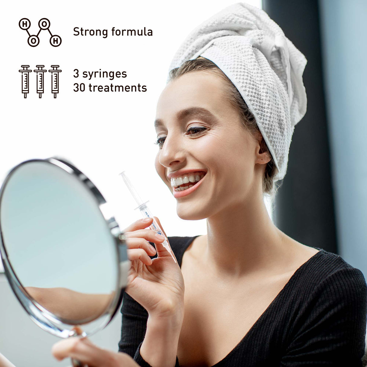 Pursonic Advanced LED Teeth Whitening Solution with Additional Syringes from Pursonic