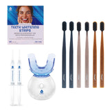 Pursonic LED Teeth Whitening Solution, Whitening Strips & Charcoal Toothbrush Bundle from Pursonic
