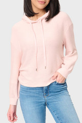 Low Key Luxe Rib Cinched Hoodie  From Gibsonlook