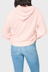 Low Key Luxe Rib Cinched Hoodie  From Gibsonlook