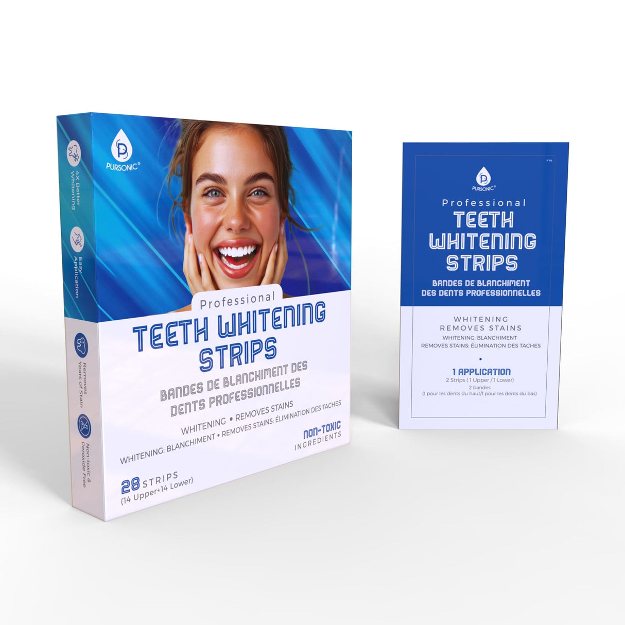 Professional Teeth Whitening Strips from Pursonic