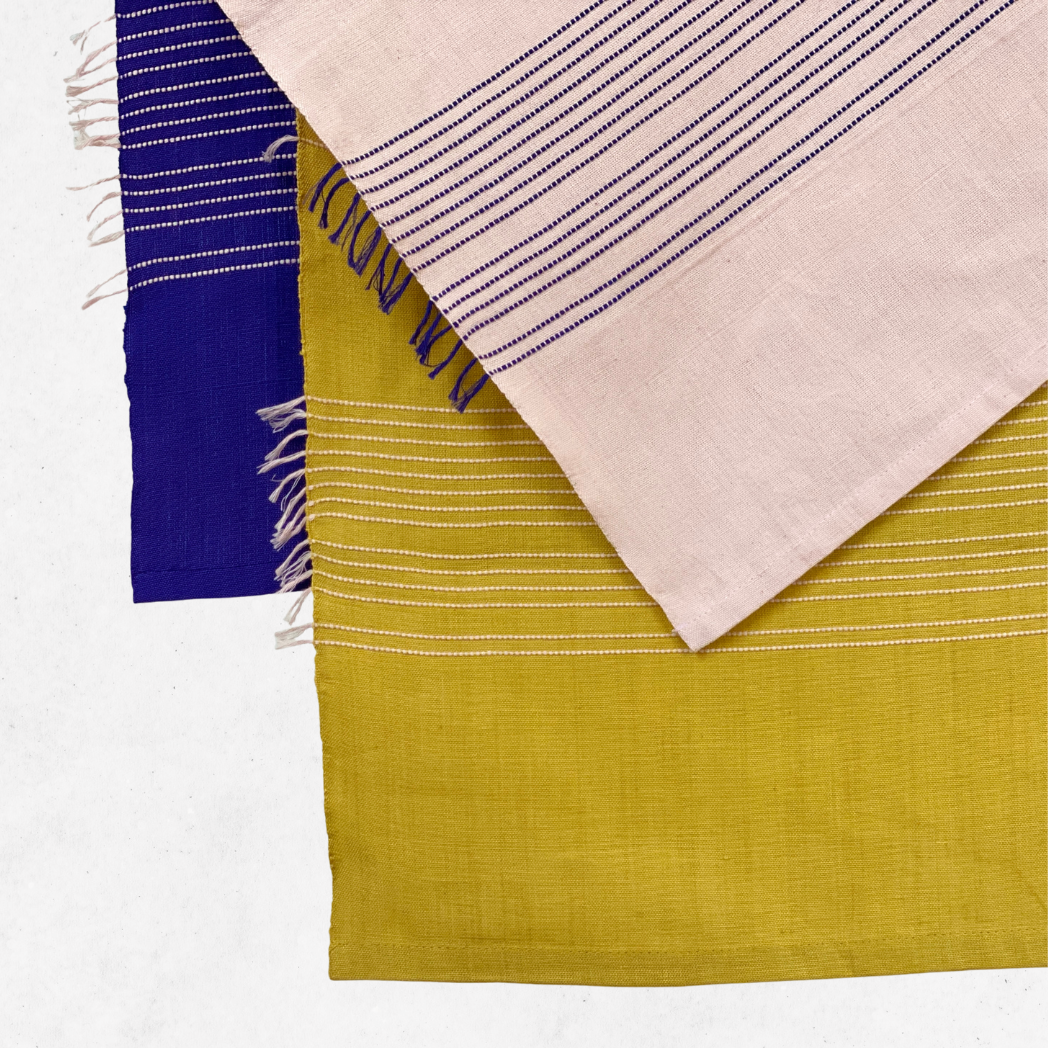 Blush Handwoven Table Runner From Abroad Modern