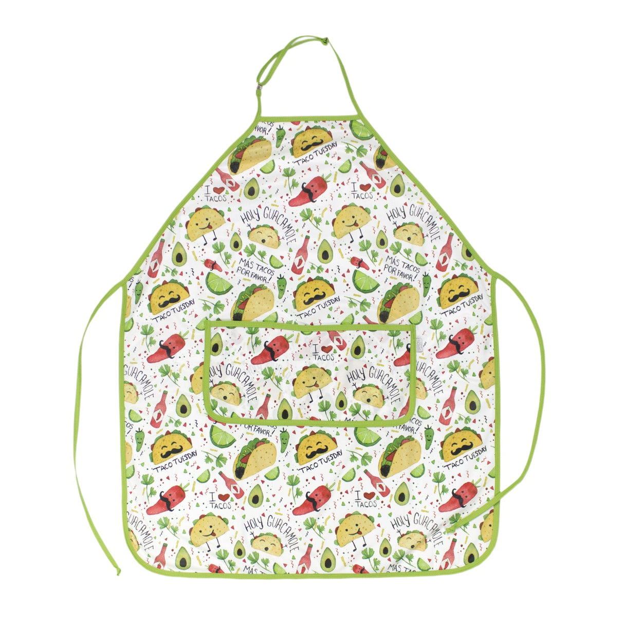 Taco Party Apron - fits sizes youth small through adult 2XL from BapronBaby