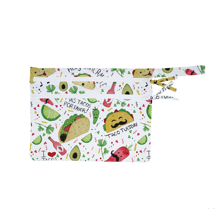 Taco Party - Waterproof Wet Bag (For mealtime, on-the-go, and more!) from BapronBaby