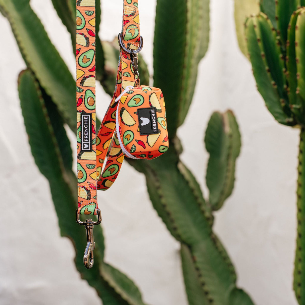Frenchie Poo Bag Holder - Taco Tuesday (Orange) from Frenchie Bulldog