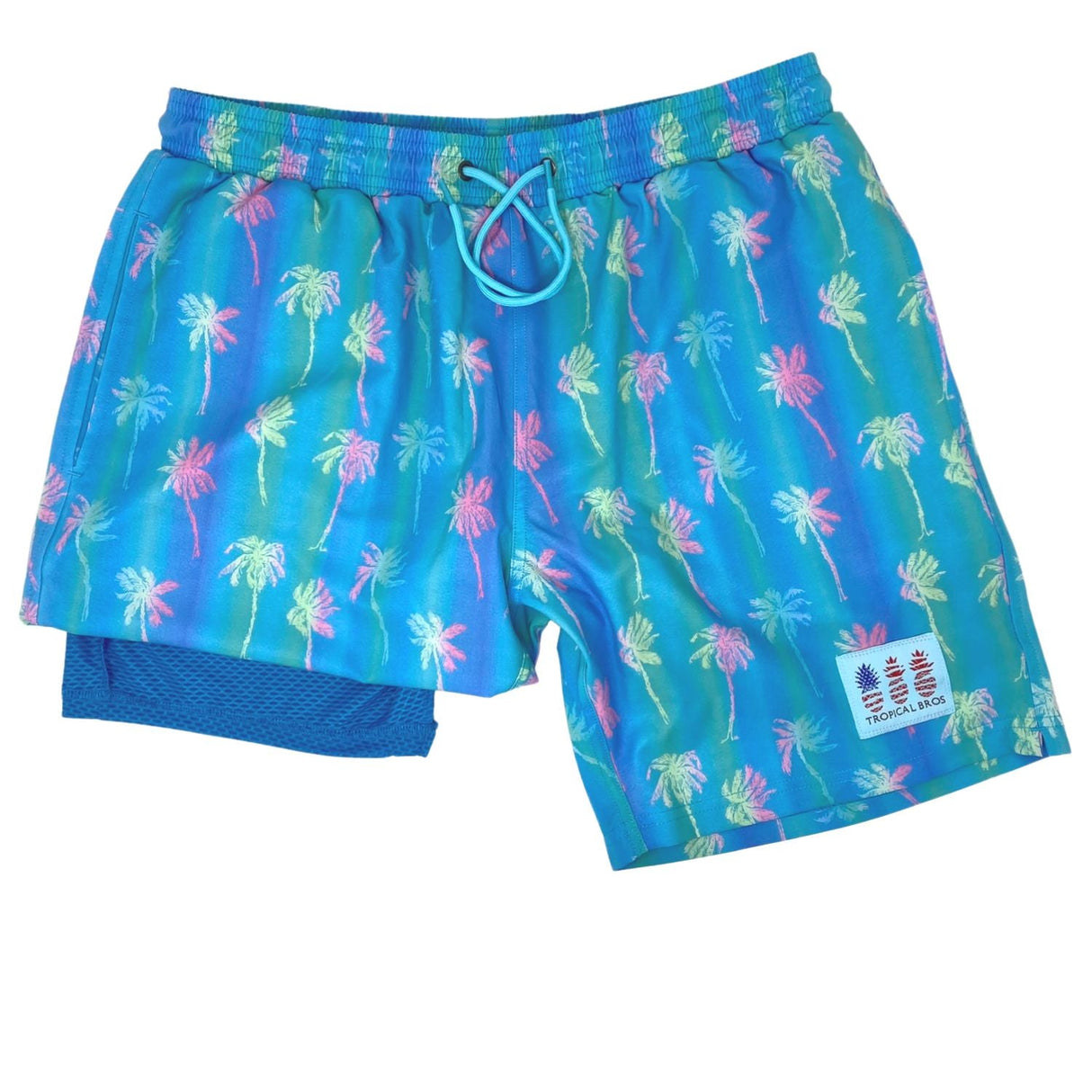 Tahiti Palms Swimsuit Shorts from Tropical Bros