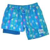Tahiti Palms Swimsuit Shorts from Tropical Bros