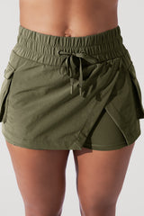 Hiking Superskort™ - Dark Olive from POPFLEX