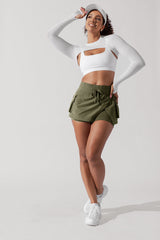 Hiking Superskort™ - Dark Olive from POPFLEX