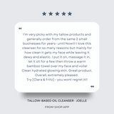 Tallow-Based Oil Cleanser from Clara & Fritz Tallow Shop
