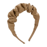 Beautiful Pleated Solid Headband from Madeline Love
