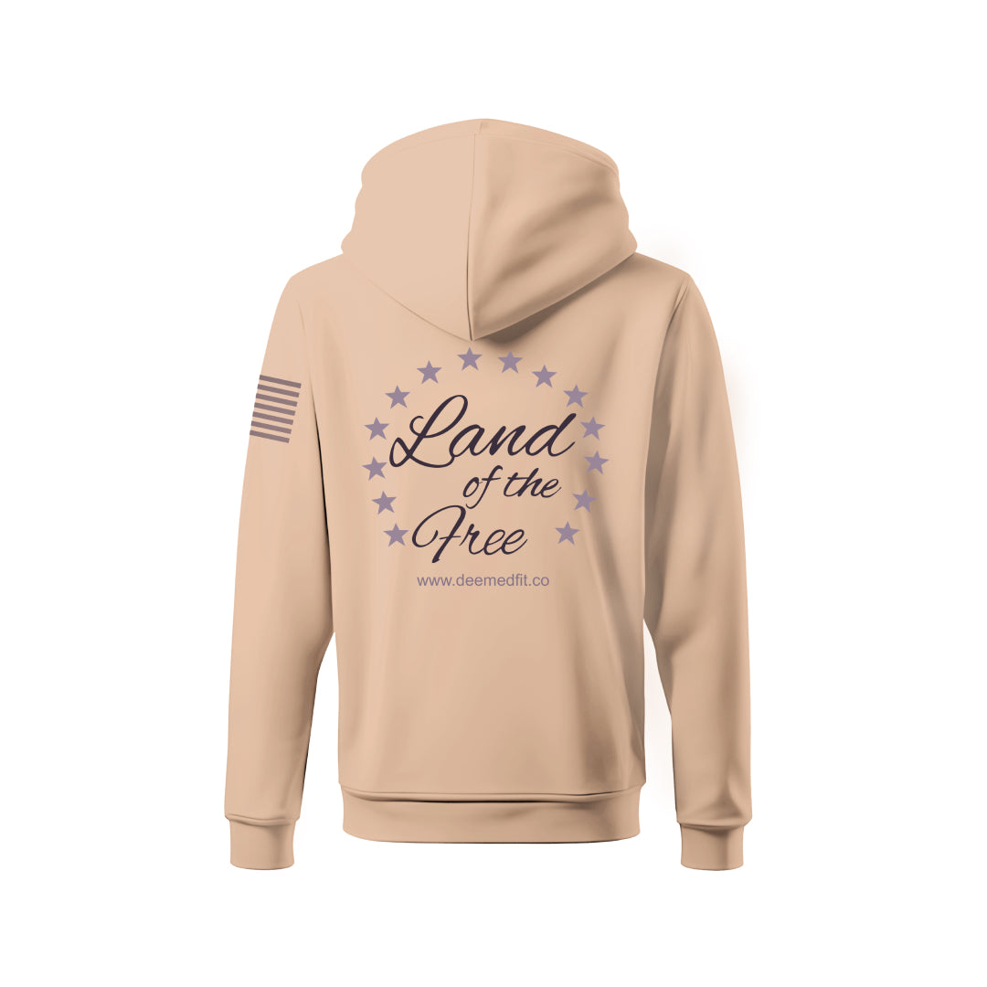 Pullover Hoodie "Land of the Free" from DeemedFit