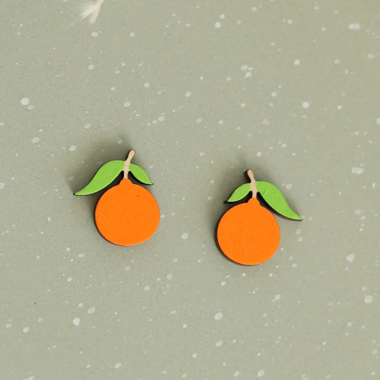 Tangerine Stud Earrings from LE CHIC MIAMI