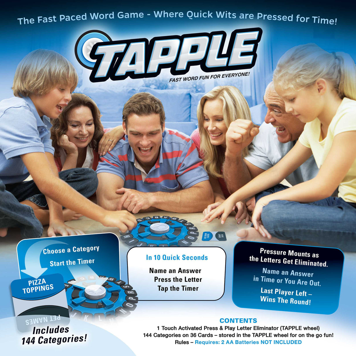 Tapple® - Fast Word Fun for the Whole Family! from The OP Games