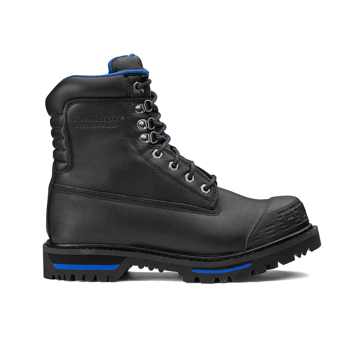 Tarantula 8" Steel Toe Men’s Waterproof Work Boot - Black From Chinook Footwear