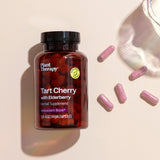 Tart Cherry with Elderberry Herbal Supplement - 120 Capsules from Plant Therapy