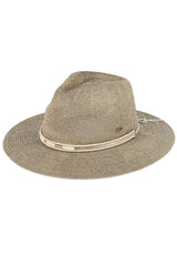 C.C Hard Shaped Panama Hat from Madeline Love