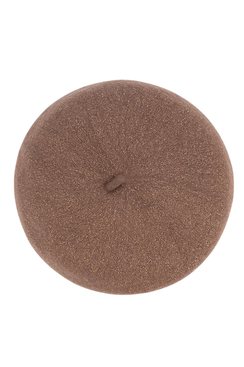 C.C Lurex Yarn Wool Beret from Madeline Love