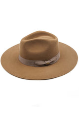 C.C Wool Felt Detailed Panama Hat Ribbon Band Trim from Madeline Love