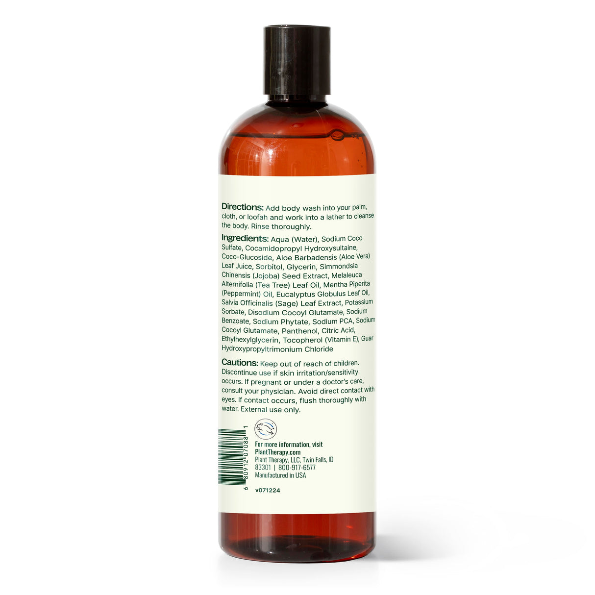 Tea Tree & Peppermint Body Wash from Plant Therapy
