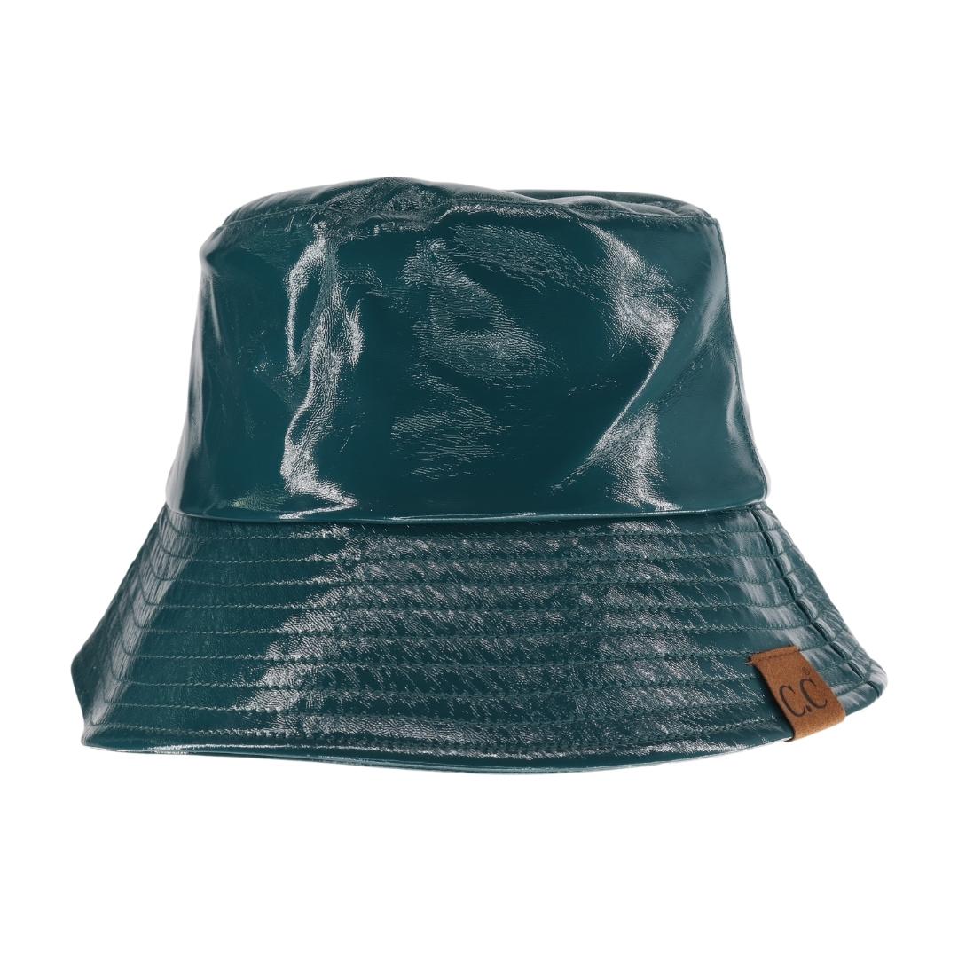 C.C Vegan Leather Bucket Hat from Madeline Love