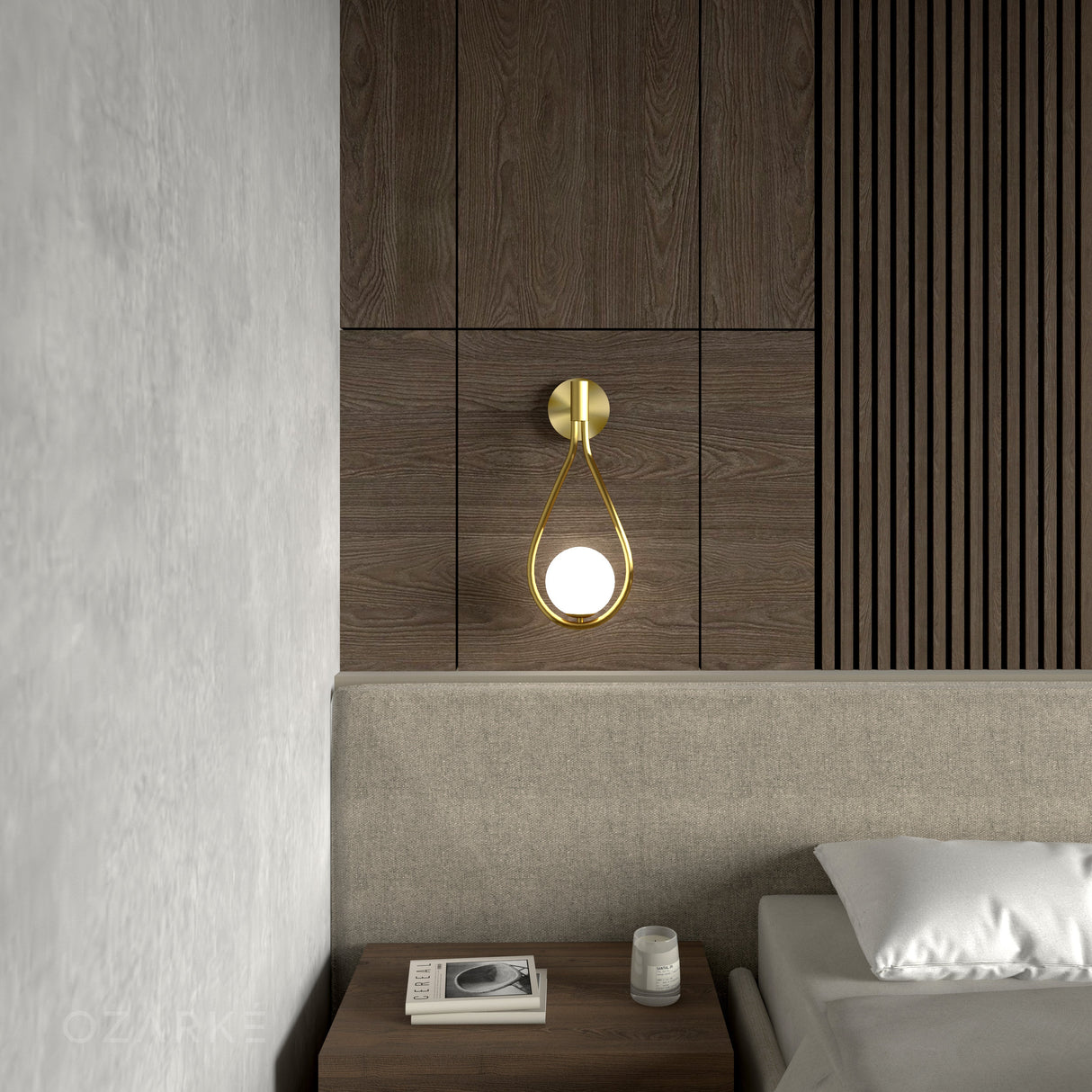 Tear Drop Sconce from Ozarké