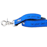 1″ Be Your Own Dog Teddy The Dog Blue Ribbon Dog Leash from 2 Hounds Design