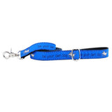 1″ Be Your Own Dog Teddy The Dog Blue Ribbon Dog Leash from 2 Hounds Design