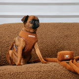 Frenchie Duo Reversible Harness - Teddy Brown from Frenchie Bulldog