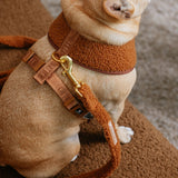 Frenchie Duo Reversible Harness - Teddy Brown from Frenchie Bulldog