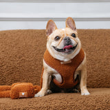 Frenchie Duo Reversible Harness - Teddy Brown from Frenchie Bulldog