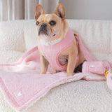 Frenchie Duo Reversible Harness - Teddy Pink from Frenchie Bulldog