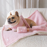 Frenchie Duo Reversible Harness - Teddy Pink from Frenchie Bulldog