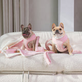 Frenchie Duo Reversible Harness - Teddy Pink from Frenchie Bulldog