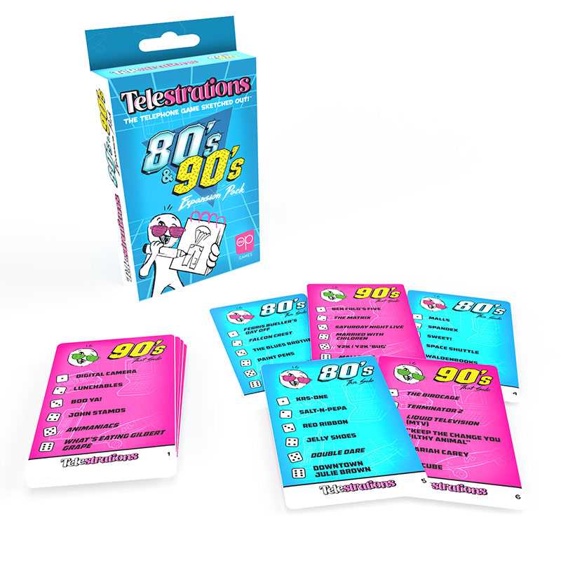 Telestrations 80s & 90s Expansion Pack from The Op Games