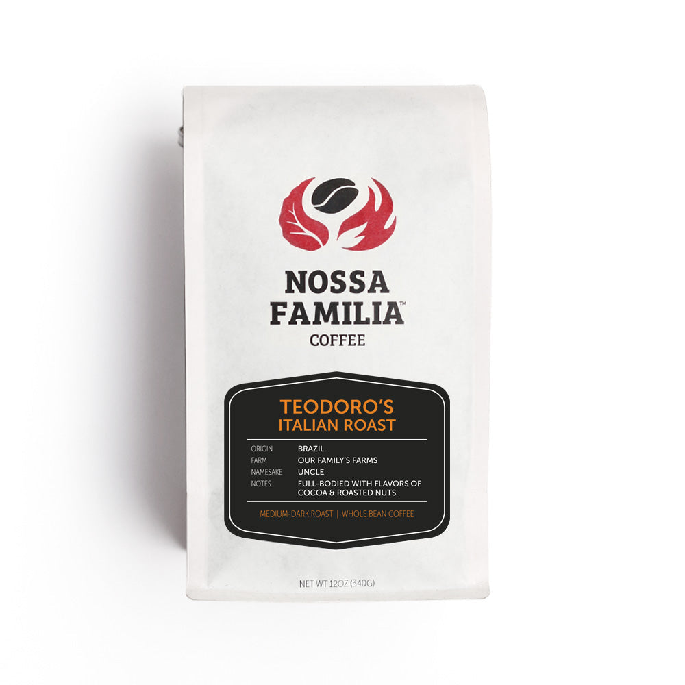 Teodoro's Italian Roast from Nossa Familia Coffee